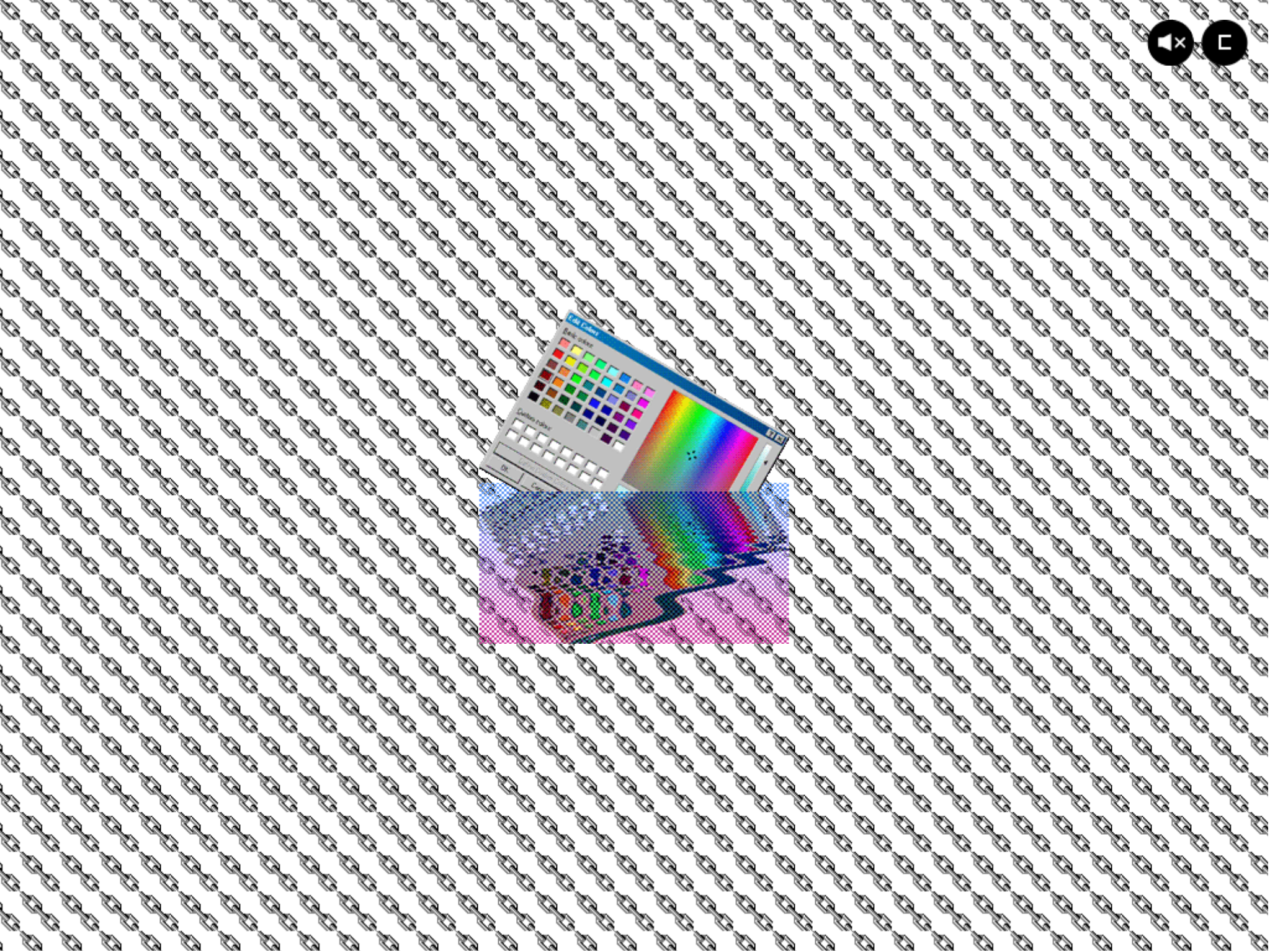 cachemonet.com: o site inútil que mistura estética Windows 98 com caos 3D aleatório