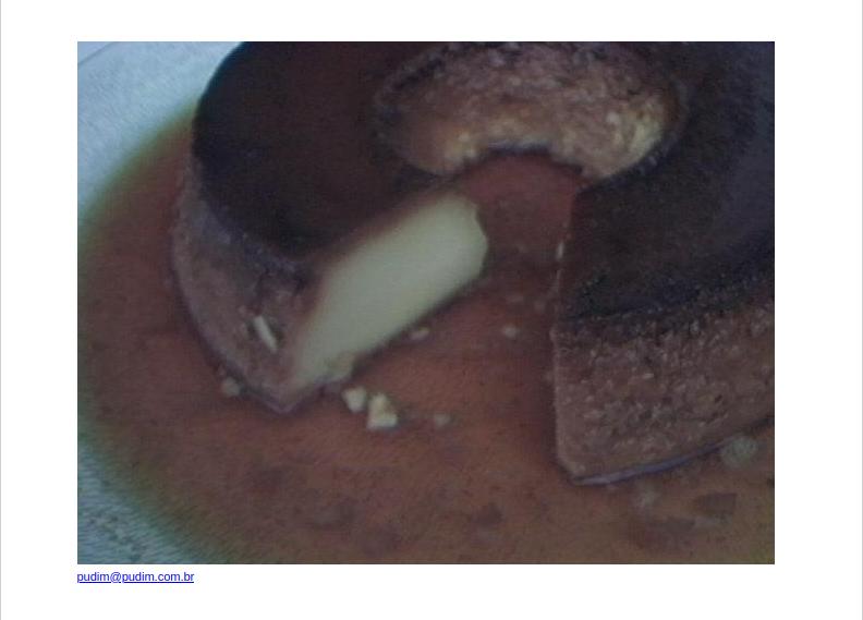 Pudim.com.br: o site inútil brasileiro que mostra apenas um pudim